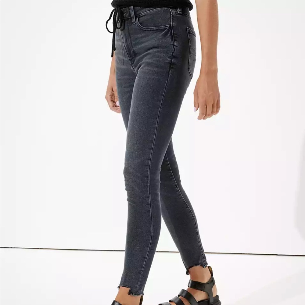 high waisted jeans